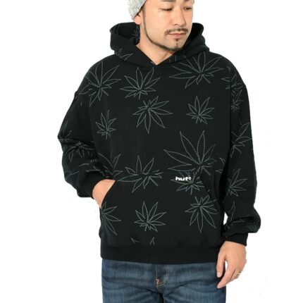 Huf Plantlife Fleece Hoodie (black)